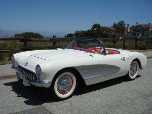 Chevrolet Corvette Fuel-Injected Roadster White 1957 года